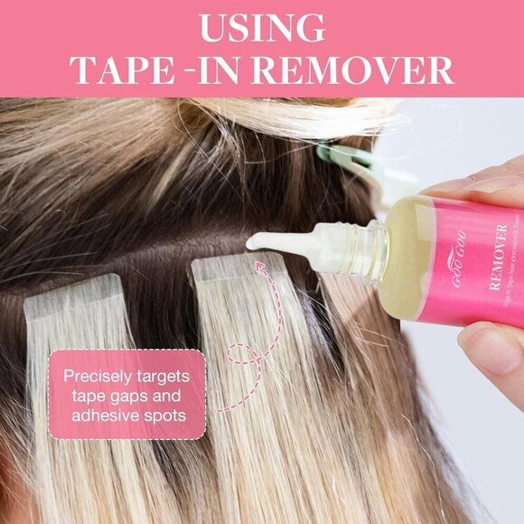 Tape in Extension Remover 30ml - Wig Glue & Hair Adhesive Remover - Picture 5 of 8